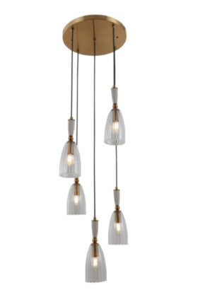 Люстра подвесная 5*40ВТ E14 SWT D400H1270 *