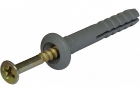 Дюбель-гвоздь 6х60, цилиндр. борт (100ф)