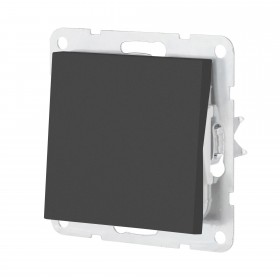 Механизм выключателя 1-кл (черный бархат) LK80