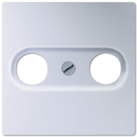 Jung Крышка для TV-розетки; алюминий