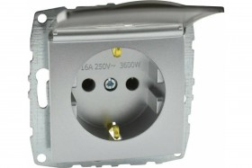 МОНО L / D Механизм  Роз. с/з с крышкой Серебро (12/60)