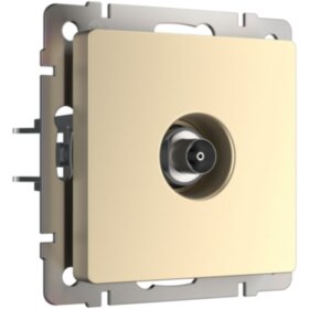 WL ТВ-розетка оконечная (шампань)