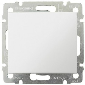 LEGRAND VALENA бел переключатель 1 кл перекрест