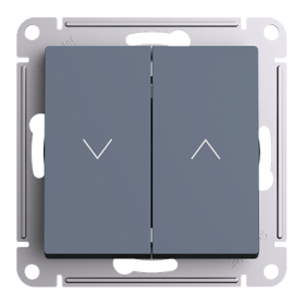 Механизм выключателя жалюзи 2-кл грифель AtlasDesign