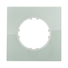 Рамка 1-постовая квадратная из натурального светлого стекла LK Vintage (100шт.) 1кор.=200шт.