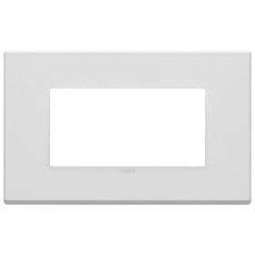 НАКЛАДКА НА 4 МОДУЛЯ, БЕЛАЯ МАТОВАЯ