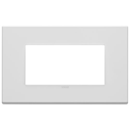 НАКЛАДКА НА 4 МОДУЛЯ, БЕЛАЯ МАТОВАЯ