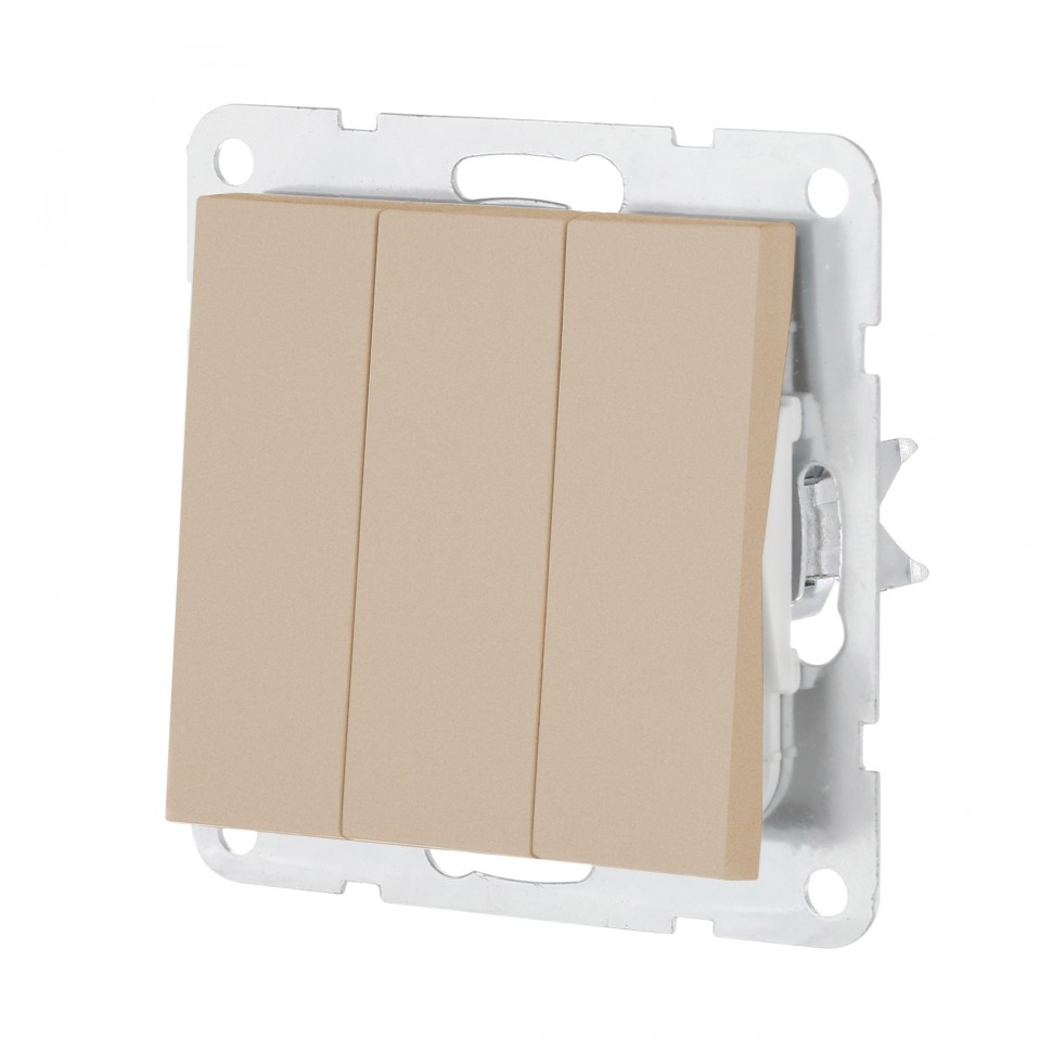 Механизм выключателя 3-кл (шампань) LK80