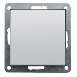 Механизм переключателя 1-кл (серебристый металлик) LK80