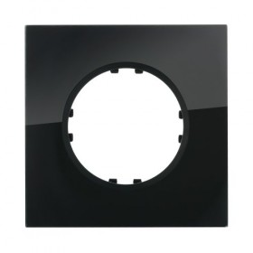 Рамка 1-постовая квадратная из натурального темного стекла LK Vintage (10шт.) 1кор.=200шт.