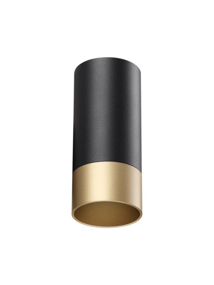 Светильник потолочный спот черный/золото GU10 55*H100mm алюминий