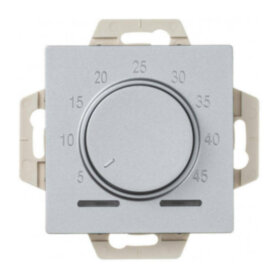 Механизм термостата  электрон. теплого пола с датчиком алюминий AtlasDesign