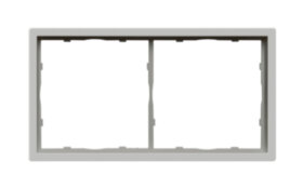 Рамка 2-я, матовый серый