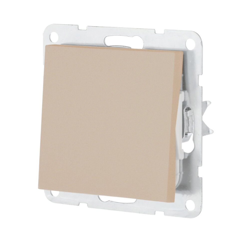 Механизм переключателя 1-кл (шампань) LK80