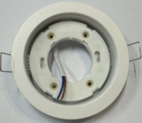 Точечный каркас 4627 GX53 белый круг D105*H25mm