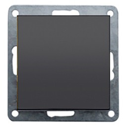 Механизм переключателя 1-кл (черный бархат) LK80