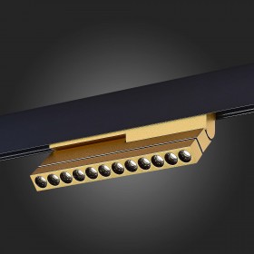 ST805.246.12 Магнитный трековый светильник Золотистый LED 1*12W 4000K 550Lm Ra>90 36о IP20 L220xW22x