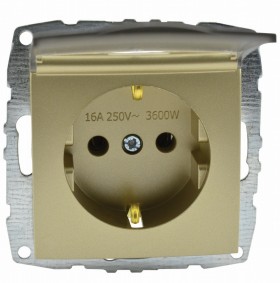 МОНО L / D Механизм  Роз. с/з с крышкой Титан (12/60)