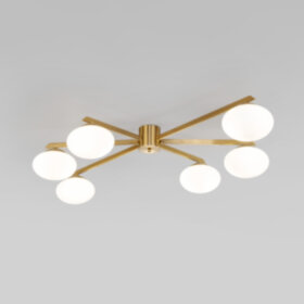 70220/6 подвесной светильник латунь