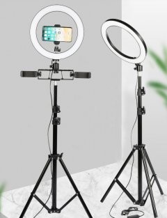 Кольцевая LED селфи лампа RING FILL LIGINT STAND 27cm