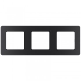 Рамка 3-м Inspiria антрацит Leg 673953