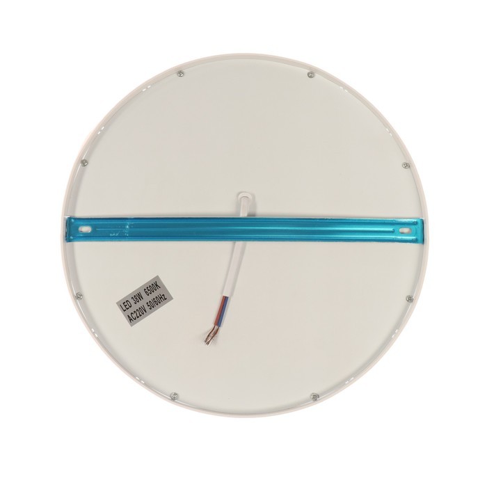 Накладной светодиодный светильник, 255х35 мм, 38 Вт, 3420 Лм, 6500 К, круг.   701582