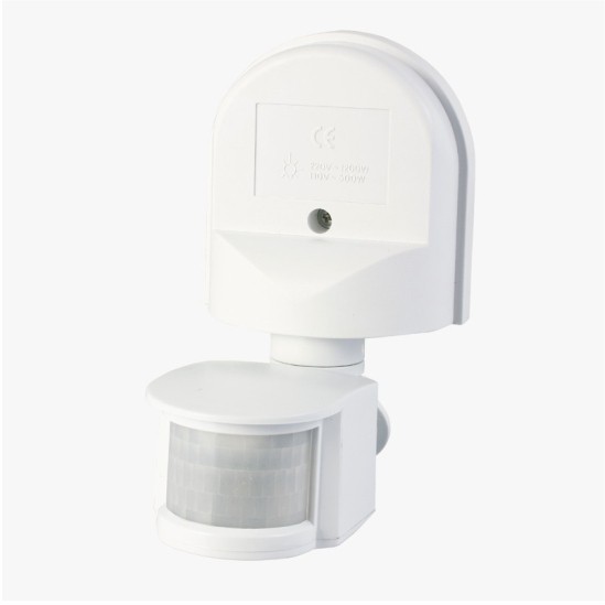 Датчик движения ИК LE MS1 настенный 1200W 180гр. до 12м IP44 белый (50)