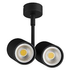 214447 Светильник RULLO 2xHP16 ЧЕРНЫЙ (в комплекте)