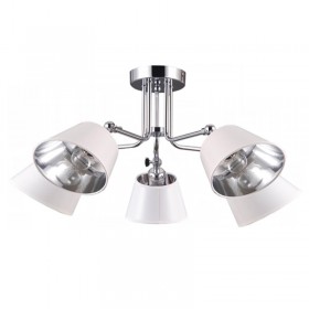 Люстра потолочная 5*40Вт Е14 MD.77173-5-S WH+CH