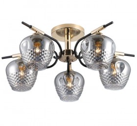 00599/5 GOLD+BLACK 6) Люстра