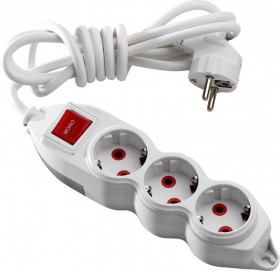 Orion Удлинитель 3 гнезда, с/з, 3 м с выкл.
