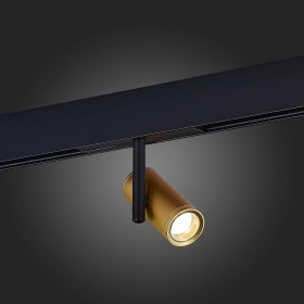 ST808.246.08 Магнитный трековый светильник Золотистый LED 1*8W 4000K 650Lm Ra>90 36о IP20 D42xH135