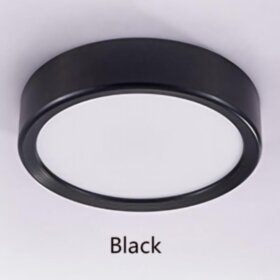 Светодиодный светильник накладной  24W 4K алюминий Black