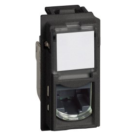 Bt LIVING NOW Розетка компьютерная RJ45 cat5e UTP 1 модуль, Черный