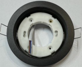 Точечный каркас 4627 GX53 черный круг D105*H25mm