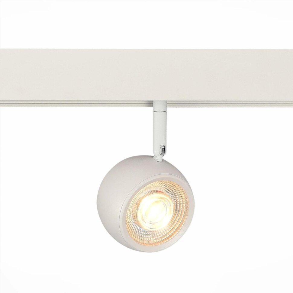 ST355.536.10 Магнитный трековый светильник Белый LED 1*10W 3000K 470Lm Ra>80  IP20 L120xW50xH176 48