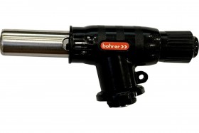 Насадка - горелка газовая Bohrer "Мастер" вентиль с пьезо (для газового баллончика) (100/10/1)