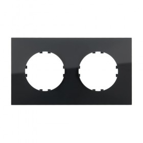 Рамка 2-пост. квадратная  (черн.) LK Vintage-Quadro (50шт.) 1кор.=500шт.