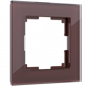 WL мокко,стекло 1 рамка WL01-Frame-01