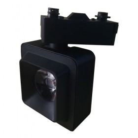 Светильник 10w на однофазный трек 220V LED 4200K.Черный