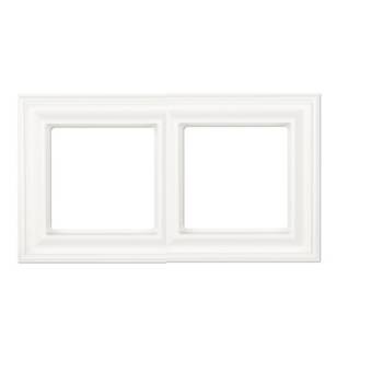 Jung Рамка EPD 2-кратная для вертикальной и горизонтальной установки; белый