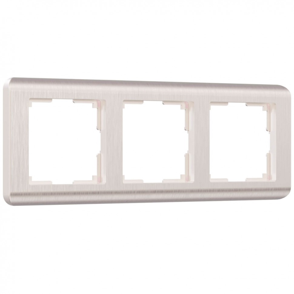 WL Рамка на 3 постa Stream (перламутровый)