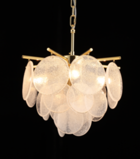 Люстра хрустальная G1250-400 Бронза