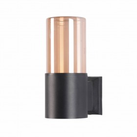 Свет-к садовый LE GL7 E27х1 настенный черный/янтарный (10)