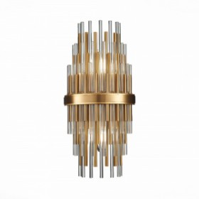 SL1628.301.02 Бра ST-Luce Латунь/Прозрачный, Латунь E14 2*40W