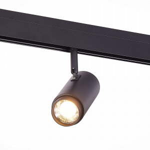 ST357.446.06 Магнитный трековый светильник ZOOM Черный LED 1*6W 4000K 667Lm Ra>80 10-60о IP20 L137xW59xH178 48V