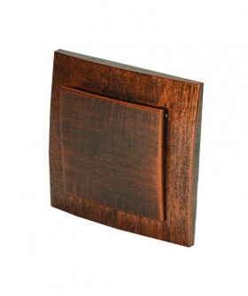 REV Выключатель с/п 1-кл серия Palazzo Vintage, медь патина, düwi