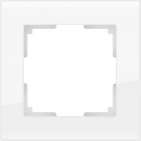 WL белый,стекло 1 рамка WL01-Frame-01