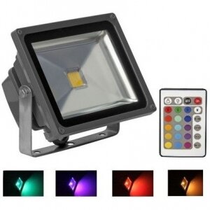 Прожектор RGB 30W IP65.220V