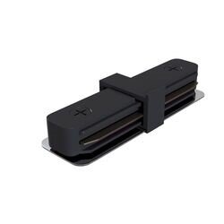 Соединитель прямой для шинопровода черный  33*71мм Алюминий